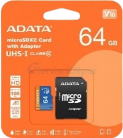 Adata Micro SD Card 64GB Class 10